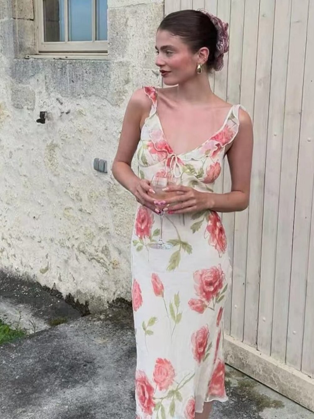 Realisation Par Gemma Dress in Pink Floyd - Size XS